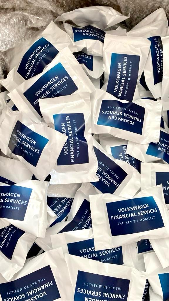 Biscoitos da sorte personalizados para Volkswagen Financial Services