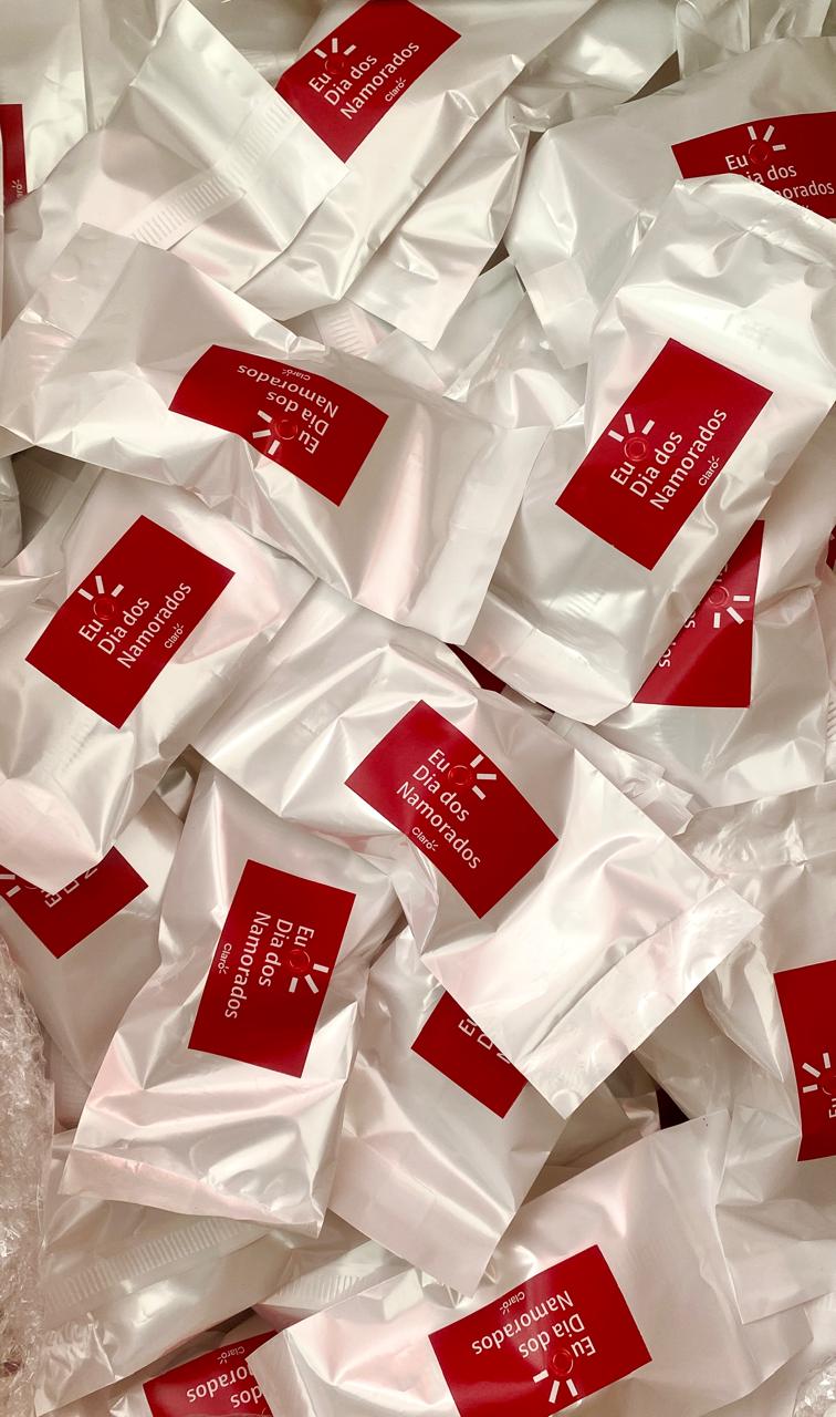 Biscoitos da sorte personalizados para Claro - Dia dos Namorados