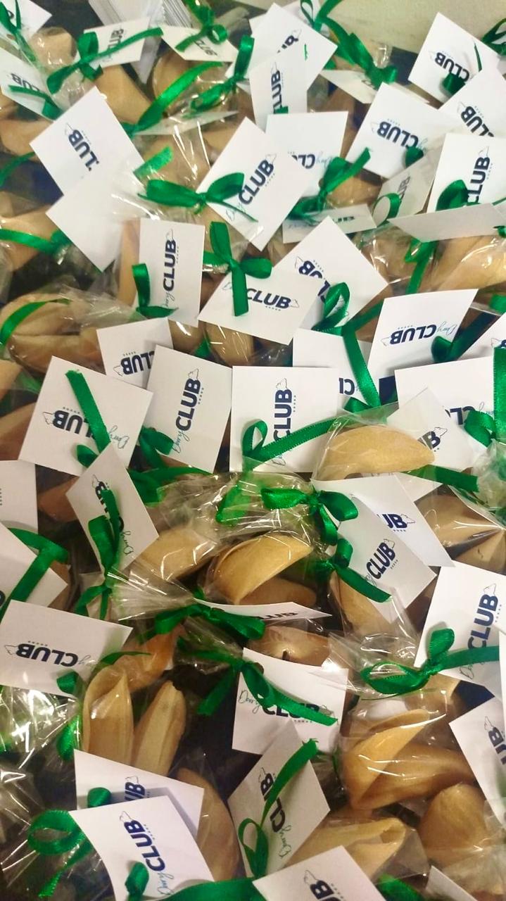 Biscoitos da sorte personalizados para Club