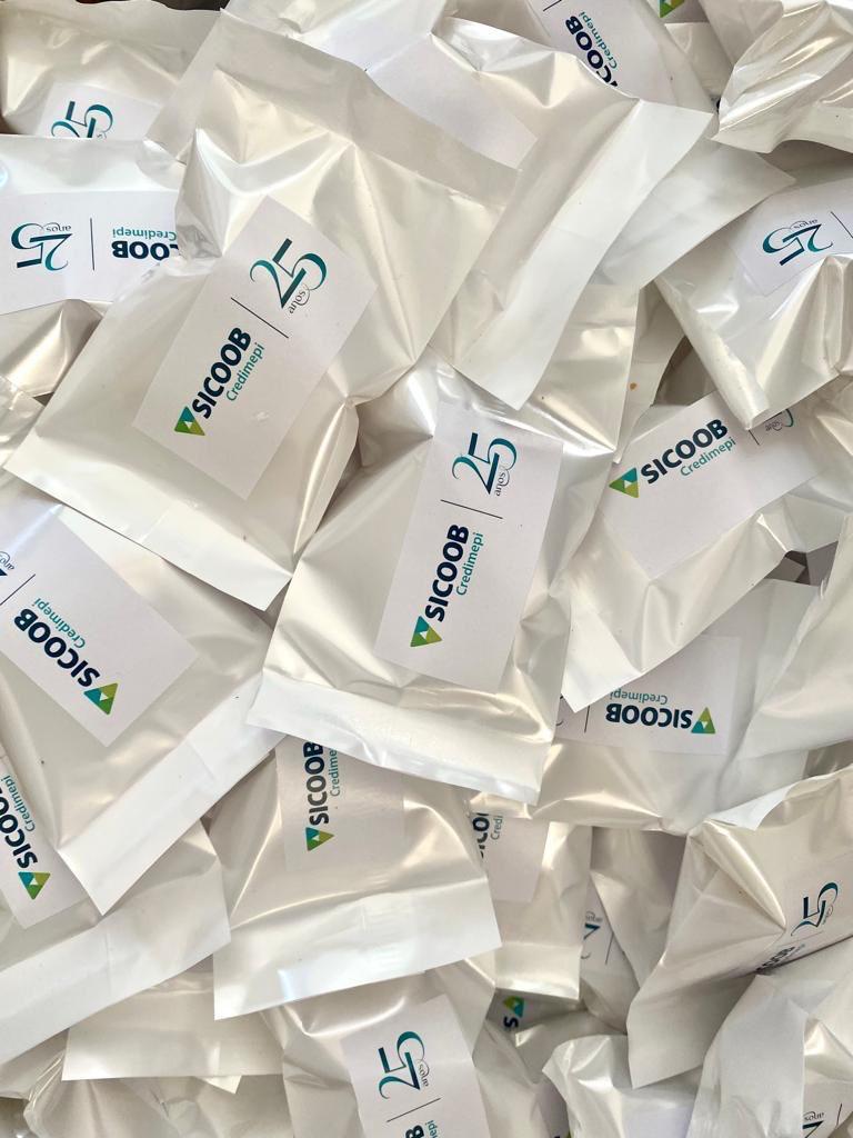 Biscoitos da sorte personalizados para Sicoob Credimepi