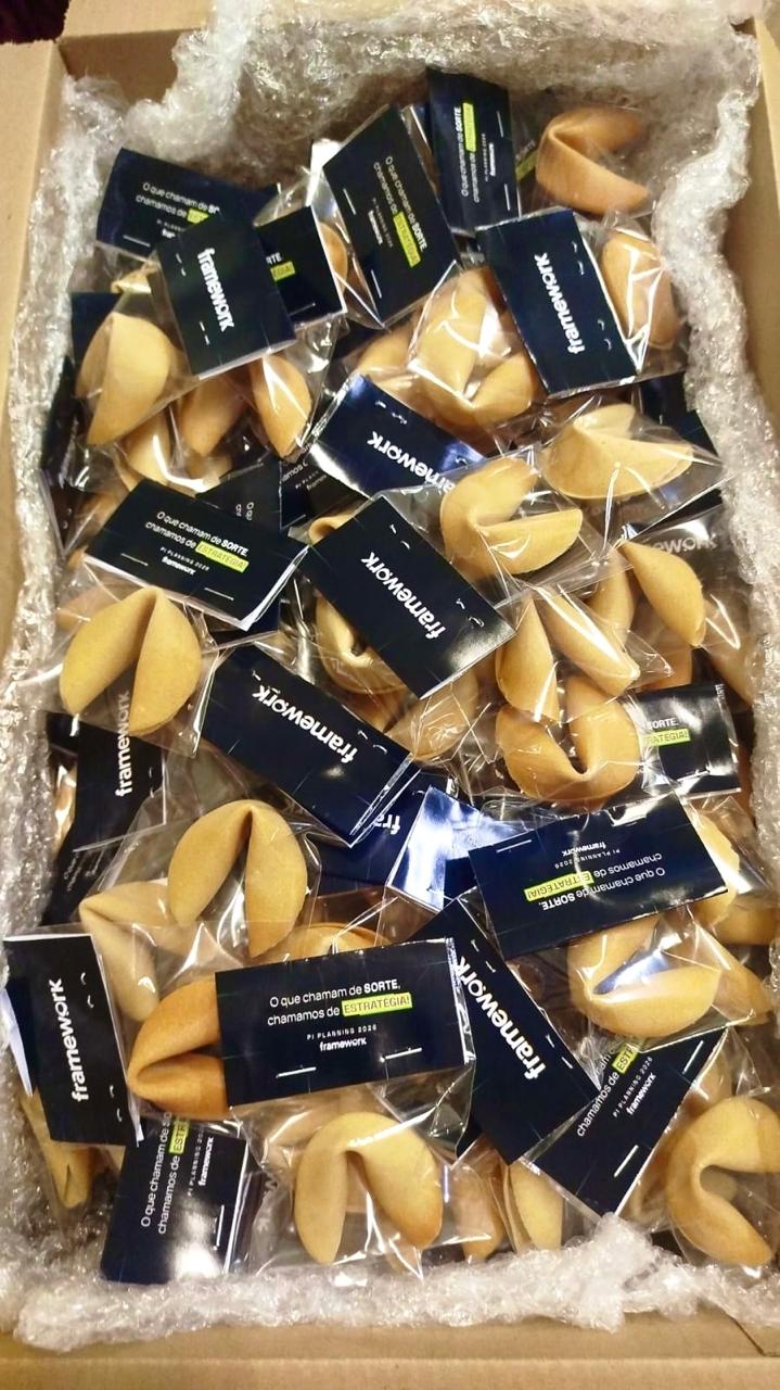 Biscoitos da sorte personalizados para Framework