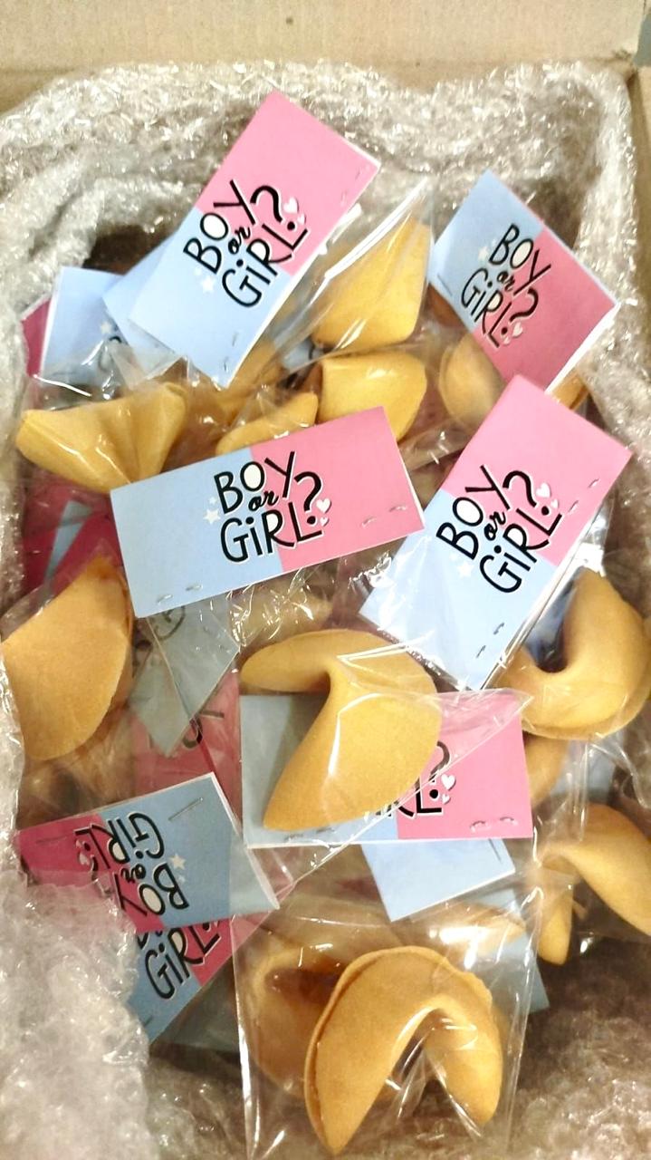 Biscoitos da sorte personalizados para Chá revelação